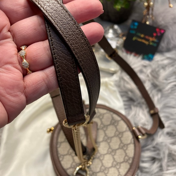 🌹SOLd on IG🌹Gucci Ophidia Mini round backpack - Picture 15 of 16